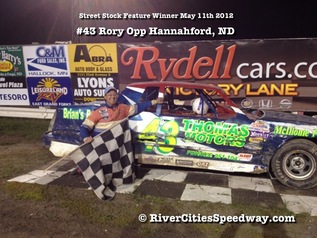 River Cities Speedway Feature Winner
