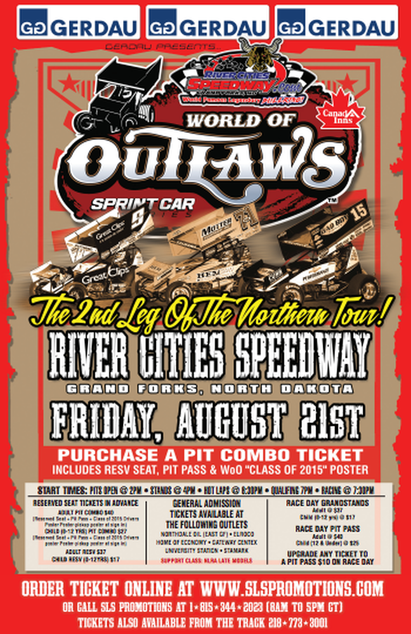 SLS Promotiona and River Cities Speedway present the World of Outlaws Sprint Car Series