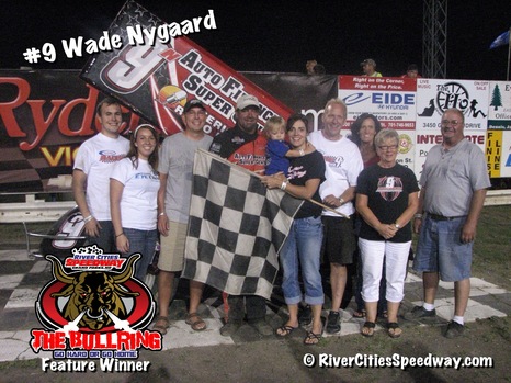 #9N Wade Nygaard 410 Outlaw Sprint - Grand Forks ND - River Cities Speedway