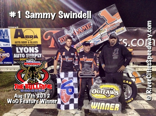 #1 Sammy Swindell World of Outlaw Driver from Germantown, TN - Photo By: Rick Rea - River Cities Speedway