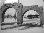 Stone Arches built under the WPA at River Cities Speedway