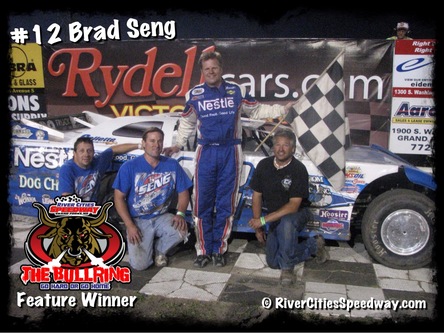 #12 Brad Seng Late Model Driver - Grand Forks ND - River Cities Speedway