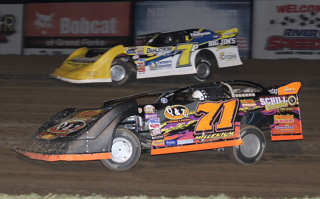 mike spieker, dustin strand, joey pederson, nlra late models, river cities speedway